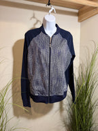 Tuff Athletics Navy Blue Zip-Up Jacket