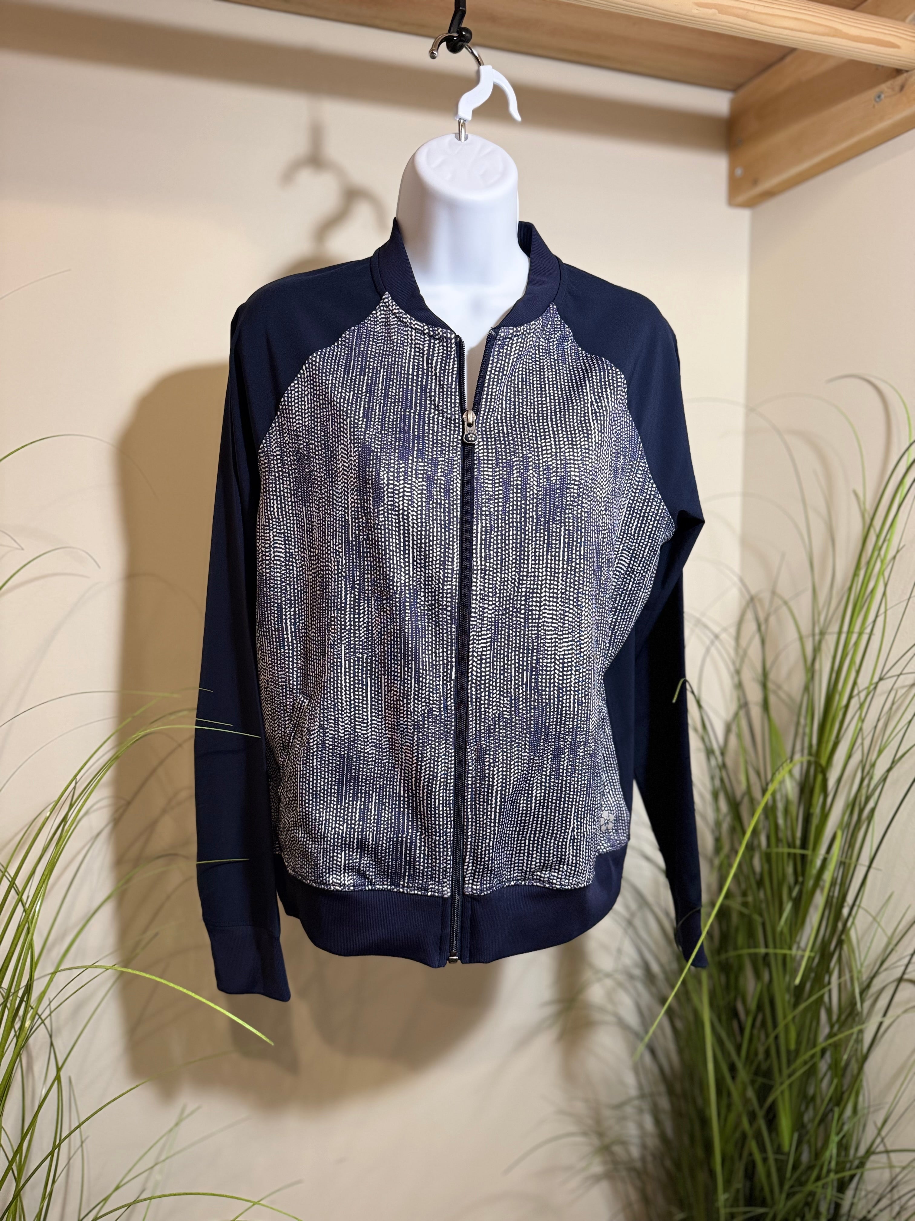 Tuff Athletics Navy Blue Zip-Up Jacket