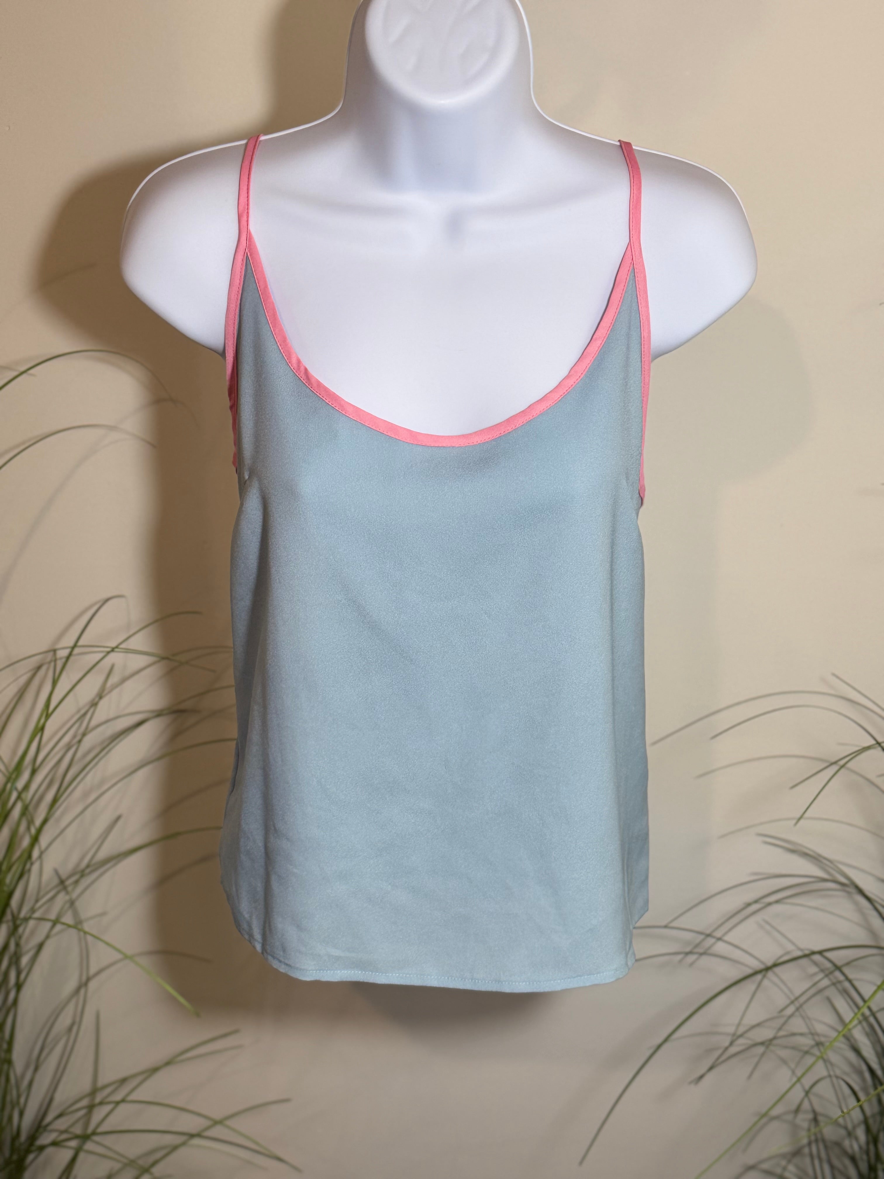 Noisy May Camisole- Pink & Blue