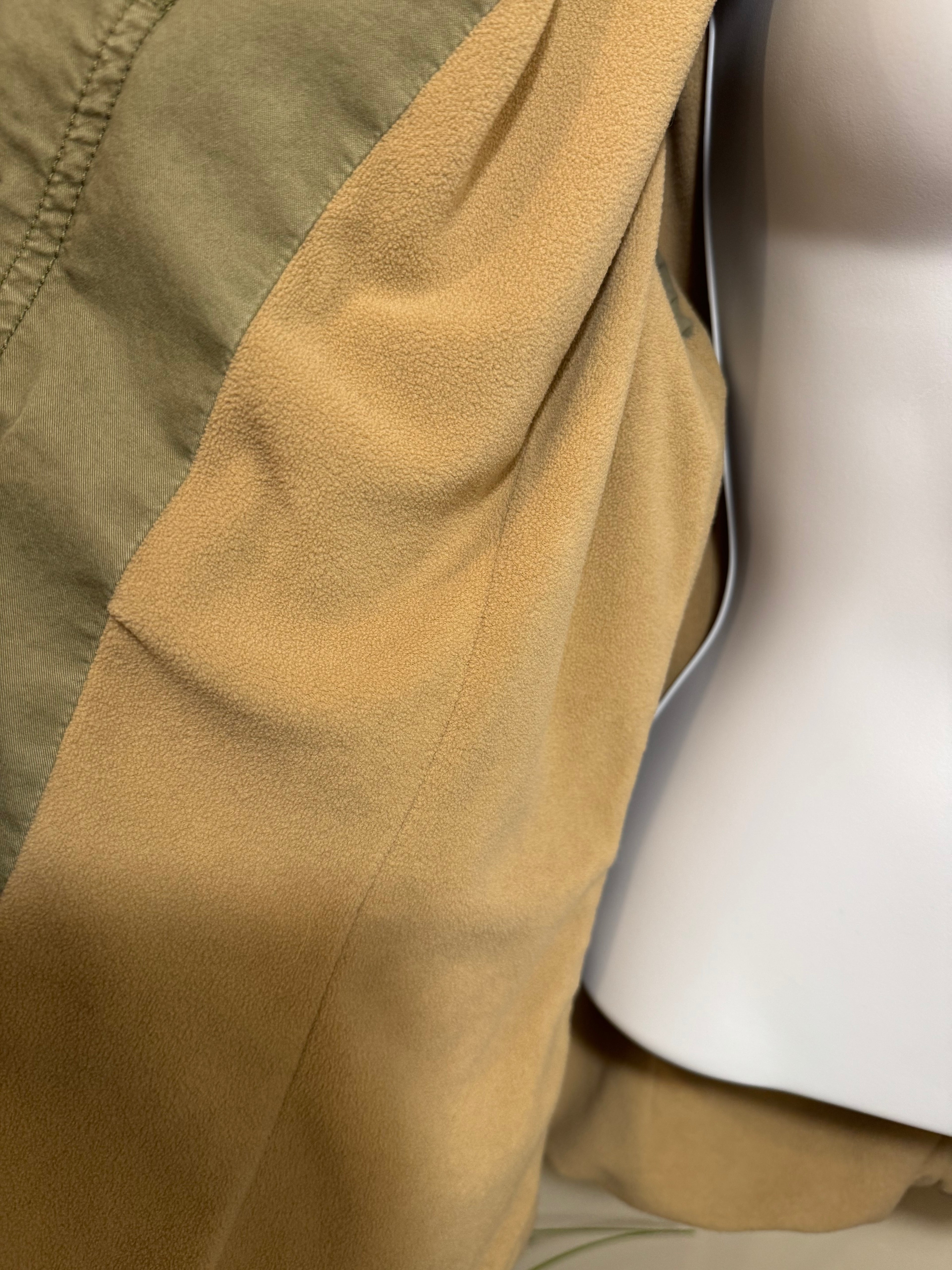 Next Fleece Lined Cotton Jacket- Sage Green