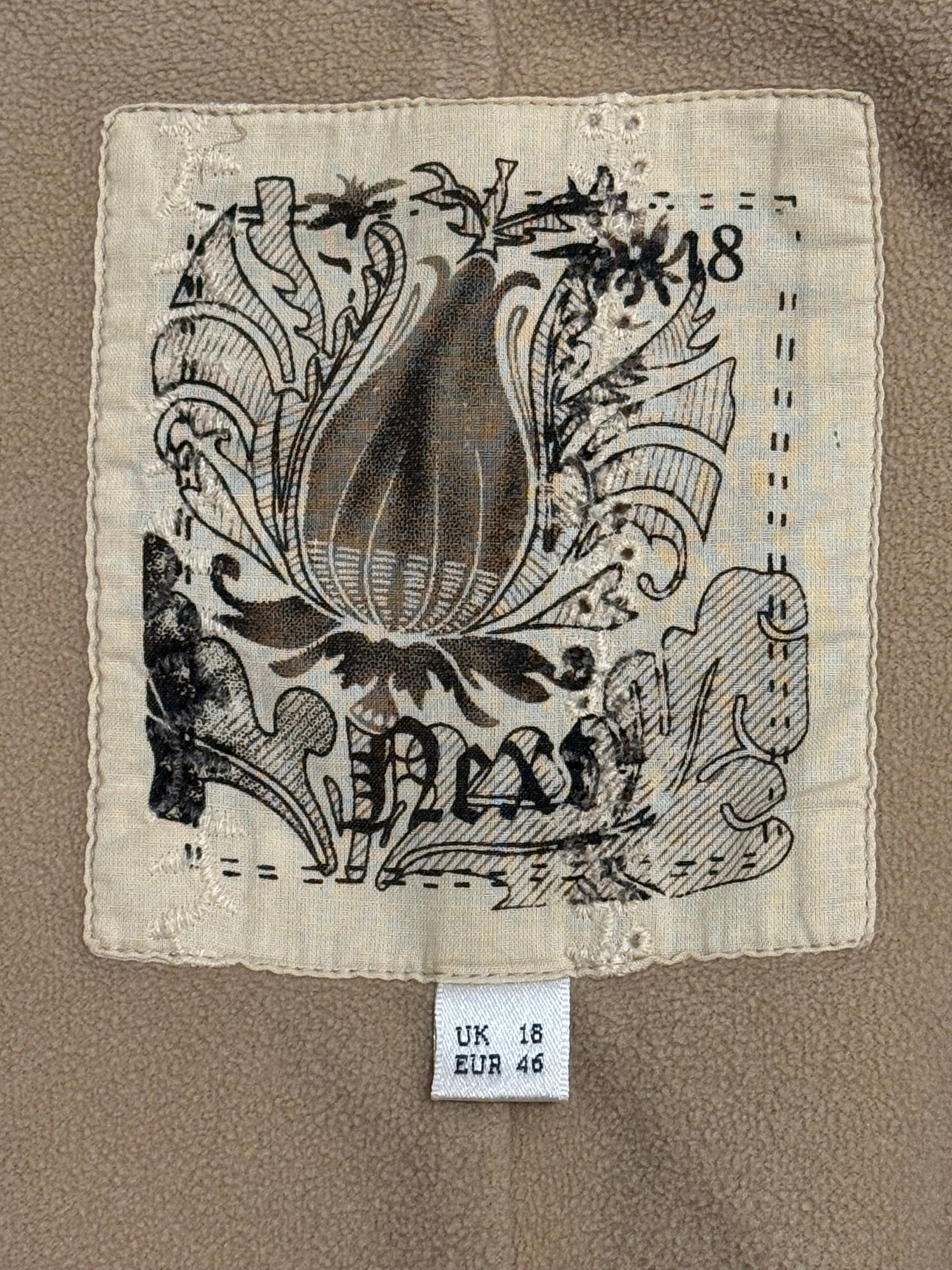 Next Fleece Lined Cotton Jacket- Sage Green