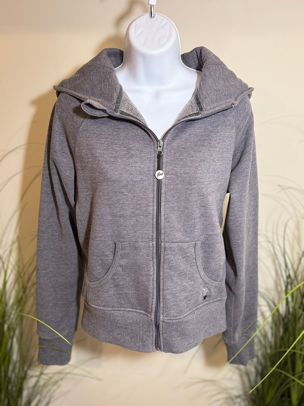 Vintage Y2K Glow Hoodie- Grey