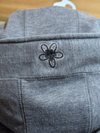 Vintage Y2K Glow Hoodie- Grey