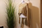 Zara Ribbed Tattered Crop Top