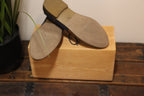 Size 7.5 Restricted Blue and Brown Saddle Shoes Oxfords