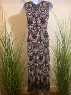 BROCHURE LACE DRESS - Consigned with VARDO Vintage & Valuables vvvardo.ca