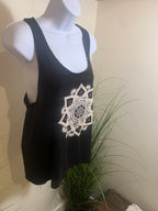 WAREHOUSE ONE MANDELA PRINTED TANK TOP - Consigned with VARDO Vintage & Valuables vvvardo.ca