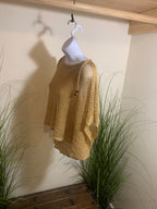 B.K. Mesh Blouse with Ribbed Camisole Fits M/L