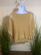B.K. Mesh Blouse with Ribbed Camisole Fits M/L