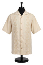 Beige embroidered shirt on consignment