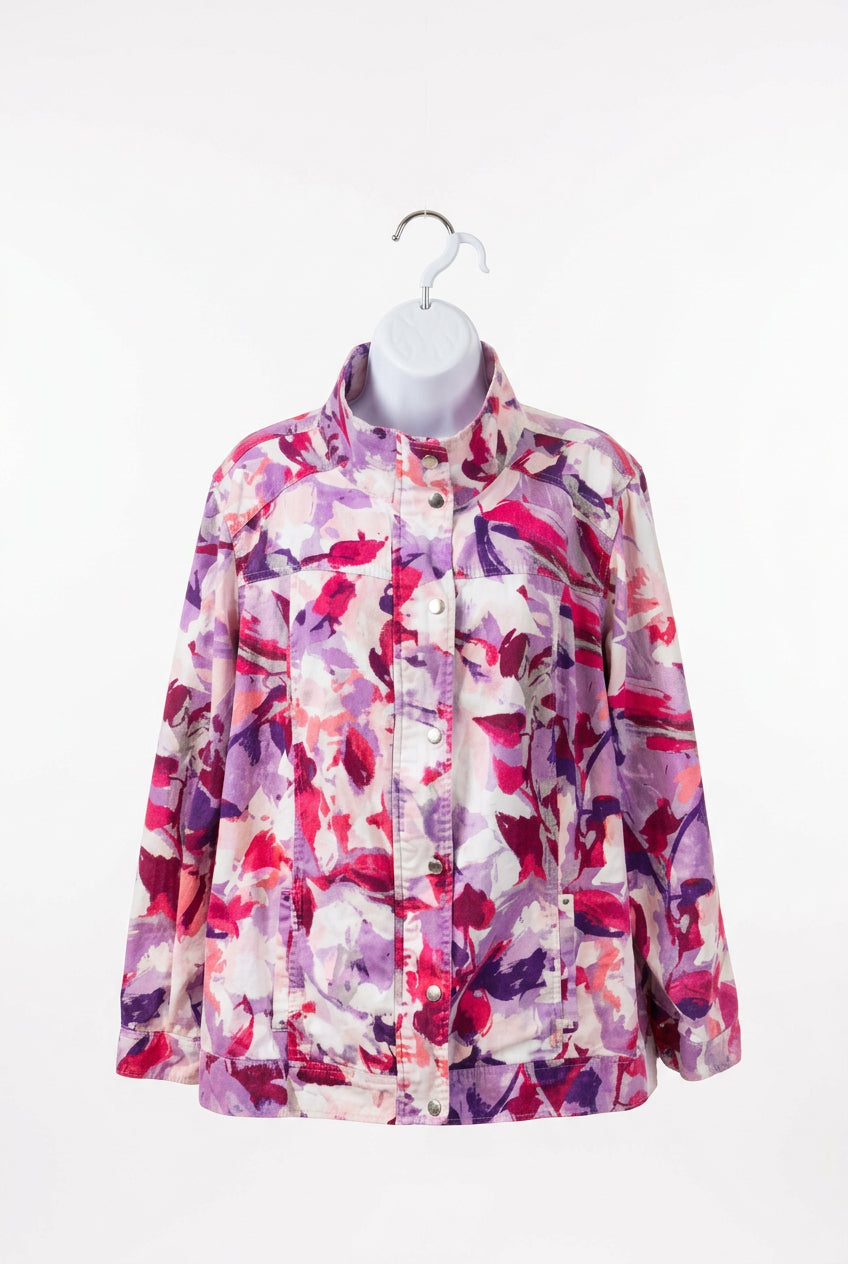 multi colour plus size jacket on consignment