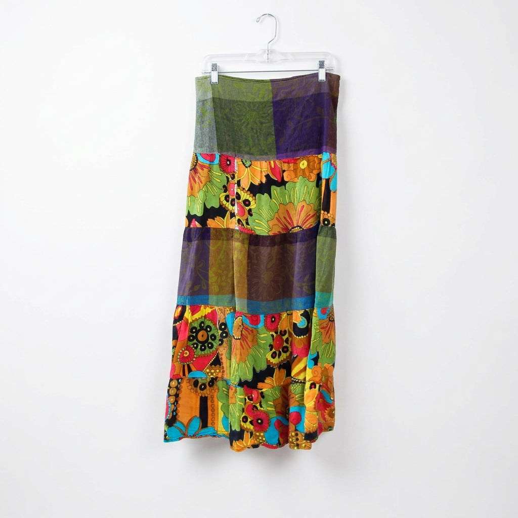 Leopards & Rose Hippie Style Strapless Dress in Size XL Vardo Vintage and Valuables Consignment